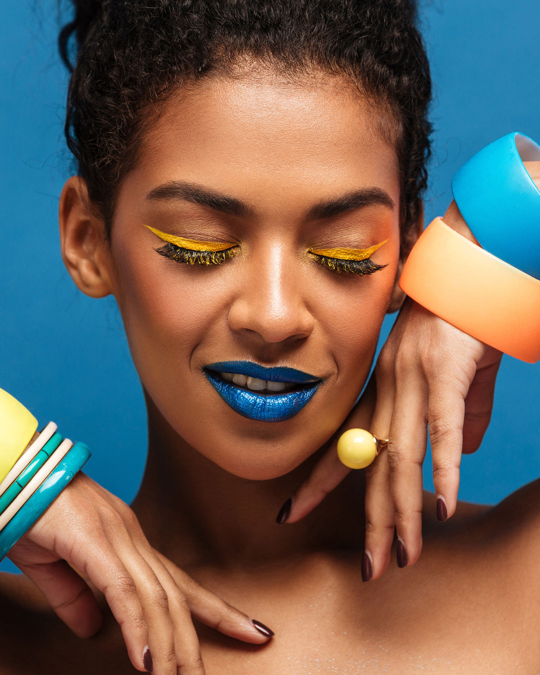 beauty portrait lips